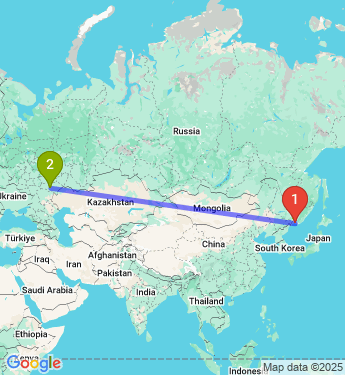 Маршрут из Владивостока в Саратов