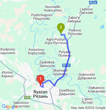 Маршрут по Рязани
