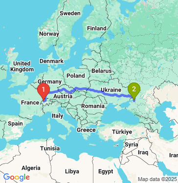 Маршрут из Биль в Ростов-на-Дону