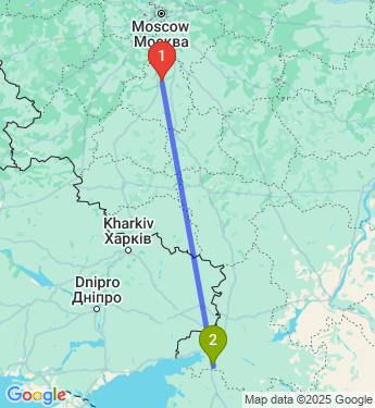 Маршрут из Тулы в Самарское