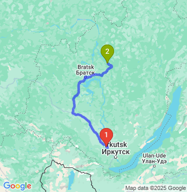 Маршрут из Белореченского в Березняки