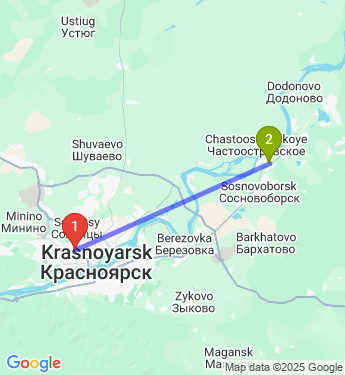 Маршрут из ул. Брянская в Тартата