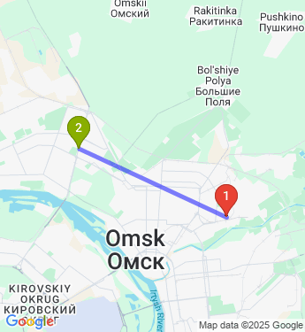 Маршрут по Омску