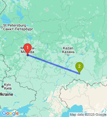 Маршрут из Москвы в Новоалександровку