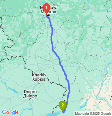 Маршрут из Москвы в Ростов-на-Дону