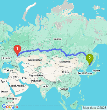 Маршрут из Саратова в Сибирцево