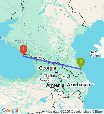 Маршрут из Сочи в Дербента