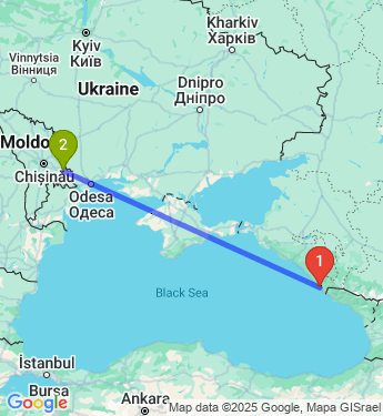 Маршрут из Сочи в Тирасполя