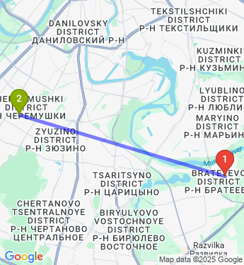 Маршрут по Москве