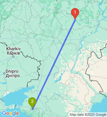 Маршрут из Пензы в Краснодар
