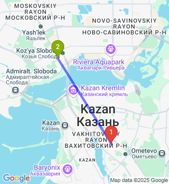 Маршрут по Казани