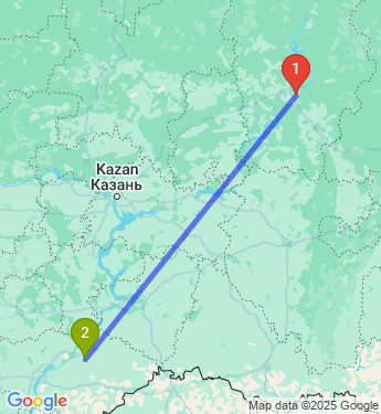 Маршрут из Перми в Балаково