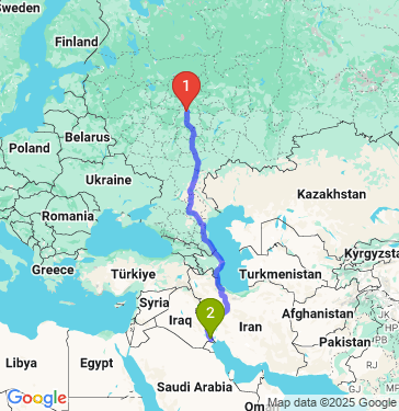 Маршрут из Нижнего Новгорода в البصرة