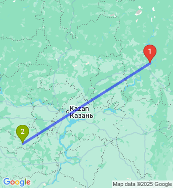 Маршрут из Перми в Саранск
