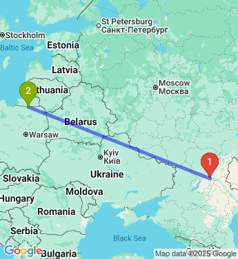 Маршрут из Волгограда в Железнодорожный