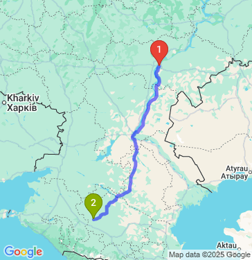 Маршрут из Энгельса в Ставрополь