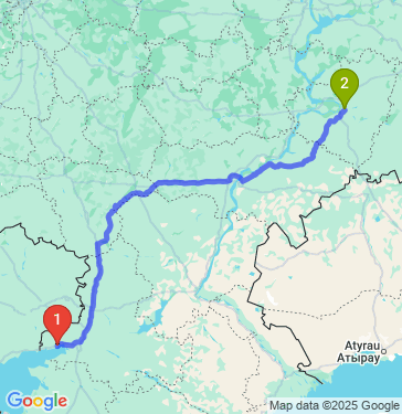 Маршрут из Таганрога в Самару