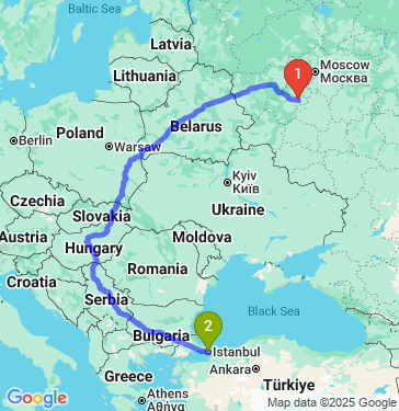 Маршрут из Калуги в Фатиха