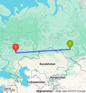 Маршрут из Рамзая в Бердск