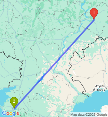 Маршрут из Самары в Краснодар