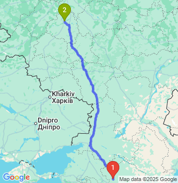 Маршрут из Ставрополя в Тулу