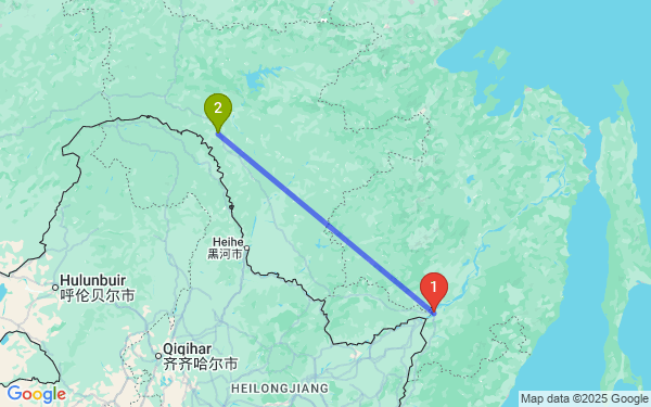 Маршрут из Хабаровска в Тыгду