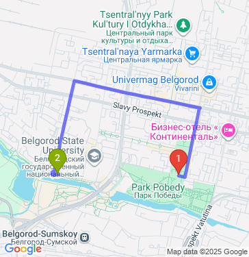 Маршрут по Белгороду