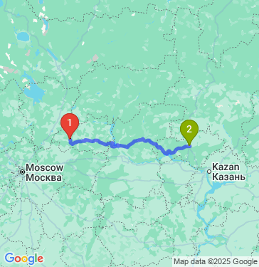 Маршрут из Ивановской области в Йошкар-Олу