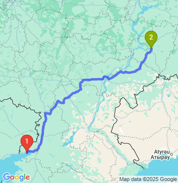 Маршрут из Таганрога в Самару