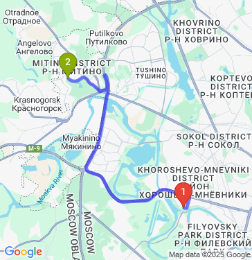 Маршрут по Москве