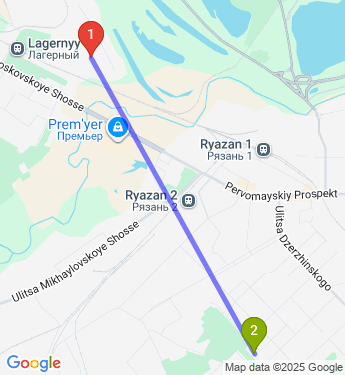 Маршрут по Рязани