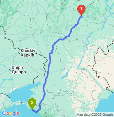 Маршрут из Пензы в Геленджик