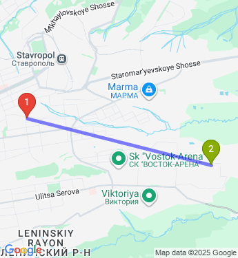 Маршрут по Ставрополю