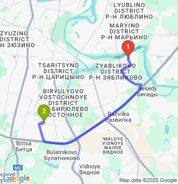 Маршрут по Москве