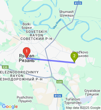 Маршрут по Рязани