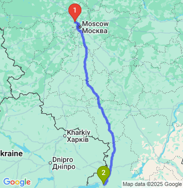 Маршрут из Зеленограда в Ростов-на-Дону