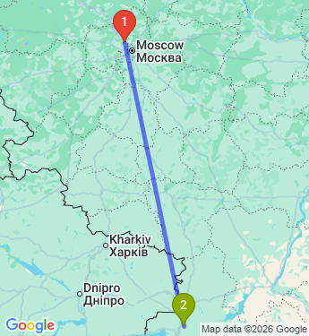 Маршрут из Зеленограда в Новочеркасск