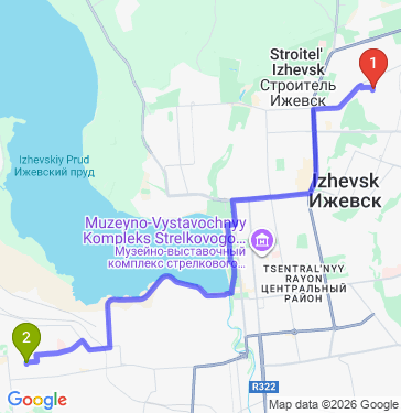 Маршрут по Ижевску