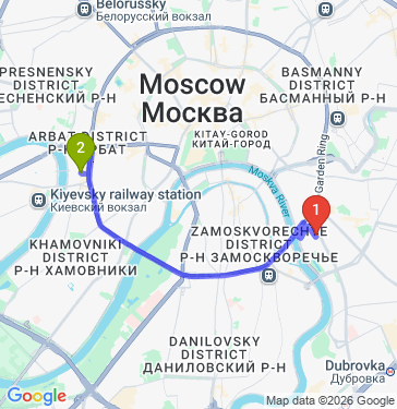 Маршрут по Москве
