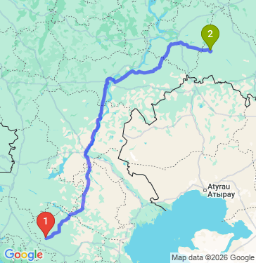 Маршрут из Ставрополя в Бузулук