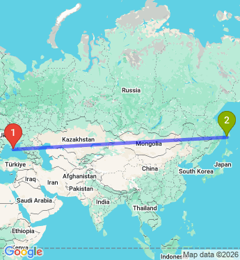 Маршрут из Симферополя в Шахтерска