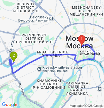 Маршрут по Москве