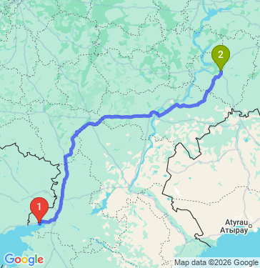 Маршрут из Таганрога в Самару
