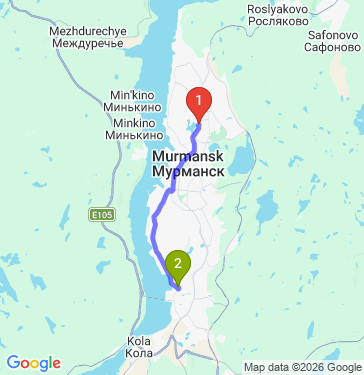 Маршрут по Мурманску