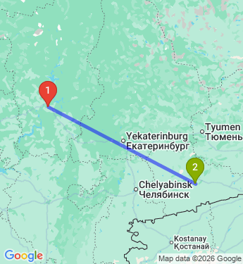 Маршрут из Перми в Кропани