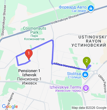 Маршрут по Ижевску