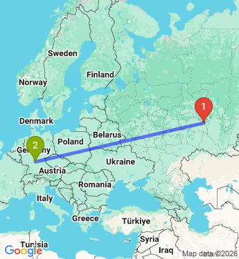 Маршрут из Набережных Челнов в Uettingen