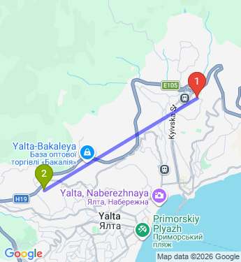 Маршрут по Ялте