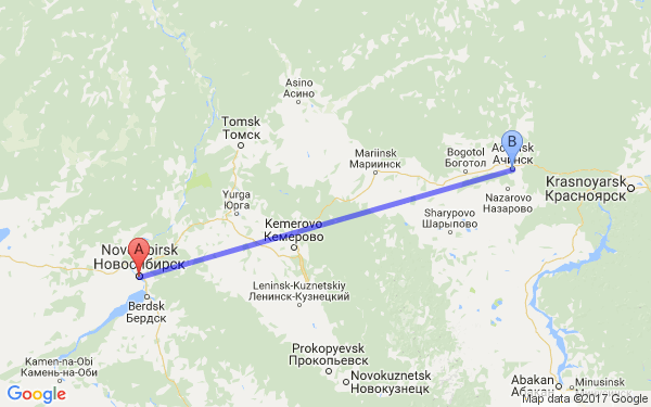 Сколько ехать до куйбышева. Трасса Ачинск Новосибирск на карте. От Новосибирска до Красноярска на машине. Ачинск Новосибирск маршрут. Расстояние от Новосибирска до Красноярска.