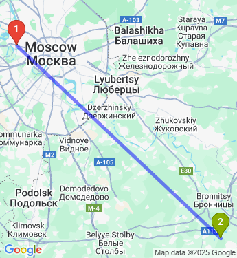 Маршрут по Москве
